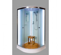 Deto душевая кабина D 01-S с крышей и Led подсветкой