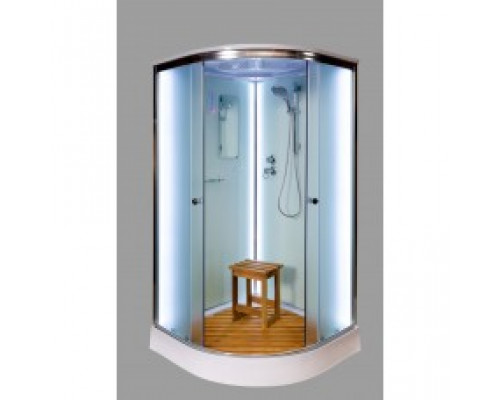 Deto душевая кабина D 01-S с крышей и Led подсветкой