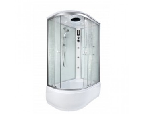 Deto душевая кабина EM 4511 R LED с электрикой и гидромассажем
