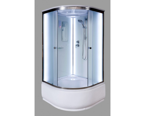 Deto душевая кабина D 10-S с крышей и Led подсветкой