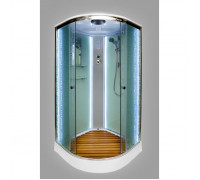 Deto душевая кабина EM 1510 LED с электрикой и гидромассажем