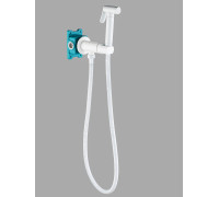 Гигиенический душ с прогрессивным смесителем скрытого монтажа AGATA AL-877-06 белый