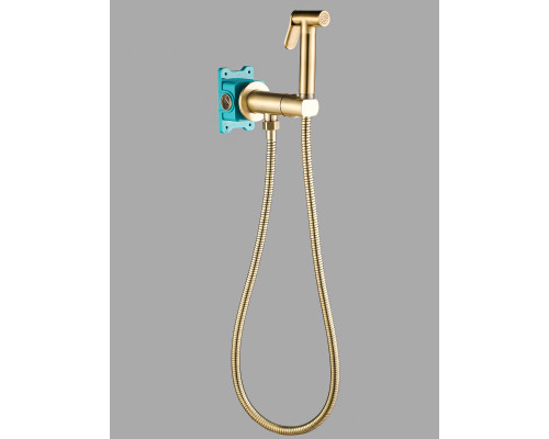 Гигиенический душ с прогрессивным смесителем скрытого монтажа AGATA AL-877-09  бронза