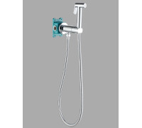 Гигиенический душ с прогрессивным смесителем скрытого монтажа AGATA AL-877-01  хром