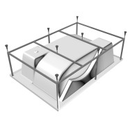 каркас Vayer Coral 180x120 